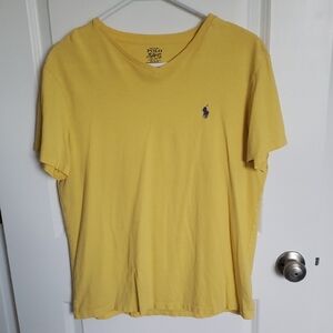 Polo by Ralph Lauren Men's Bright Yellow Tee
